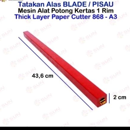 

Tatakan atau bantalan Mesin pemotong kertas 868 atau 500XT