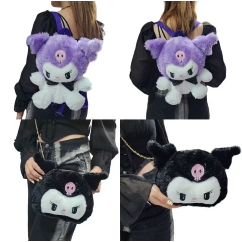 Ransel Boneka Kurumi Tas Boneka bisa digendong Ransel Anak/remaja lucu Imut