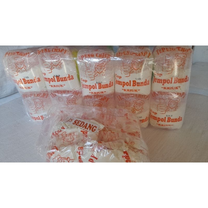 

Tepung Bumbu Crispy Cap Jempol Bunda (1 Ball) Tepung Kriuk Jempol Bunda