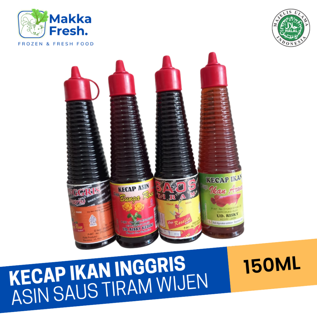 

minyak wijen kecap asin inggris ikan saus tiram 150 ml