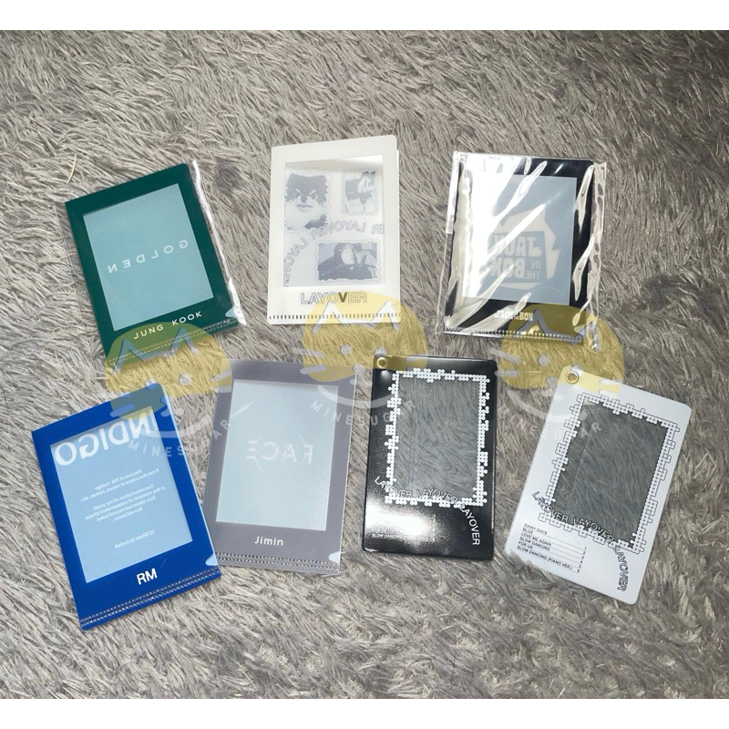 L holder photocard Benefit Album BTS