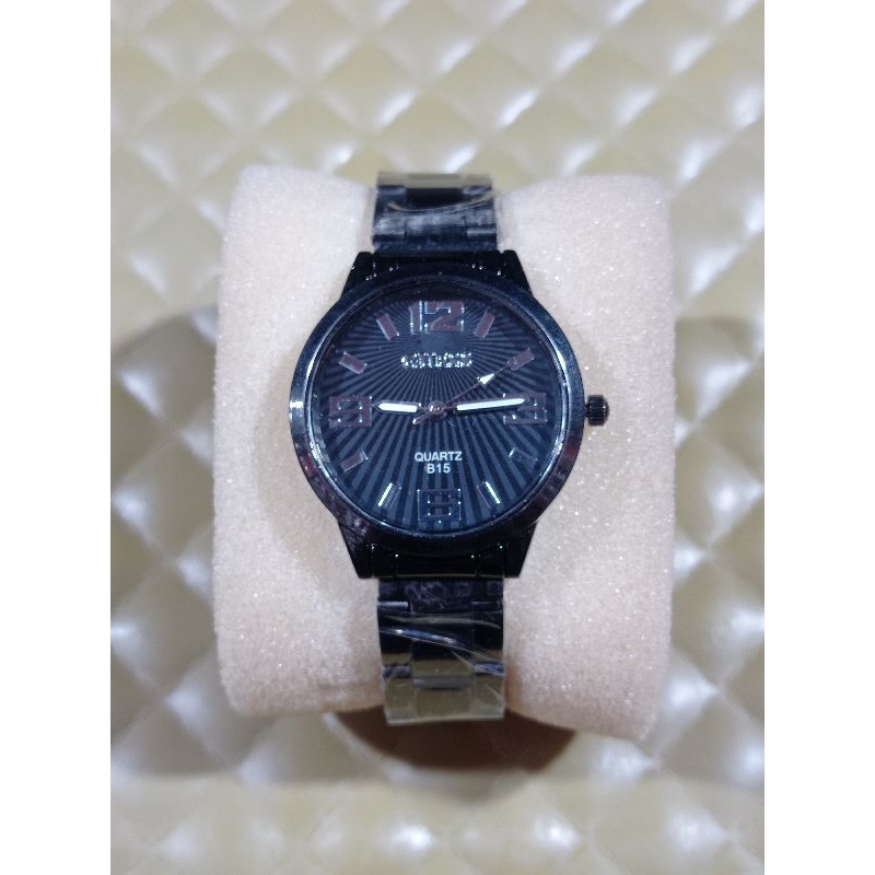 JAM TANGAN WANITA // JAM TANGAN WANITA GUESS // JAM TANGAN WANITA RANTAI WARNA HITAM STAINLESS STEEL