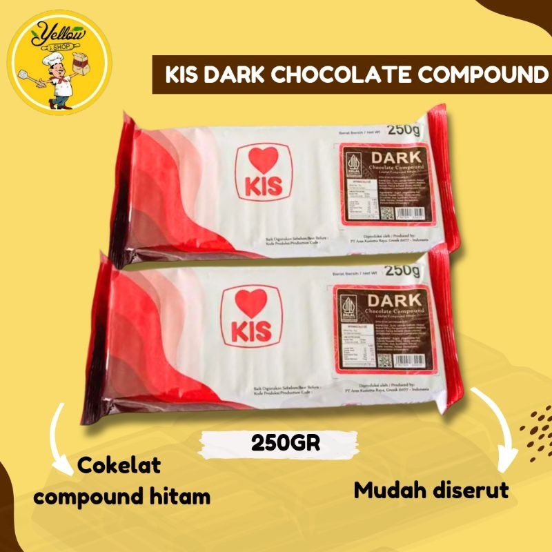 

KIS DARK CHOCOLATE COMPOUND 250GR