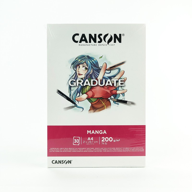 

Canson Graduate Manga A4- Kertas Gambar Untuk Marker