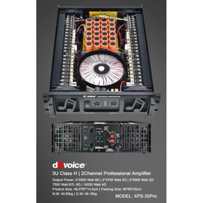 Power dB Voice XPS 20 PRO Original Amplifier dbVoice XPS 20PRO