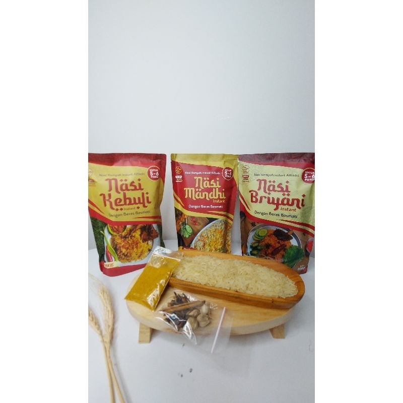 

Nasi Arab Instan Nasi Kebuli, Nasi Mandhi, Nasi Briyani BRC