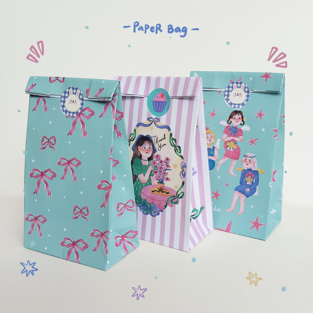 

SORAI Mini Paper Bag 9x16 7x11 / Kantong Kertas Hadiah