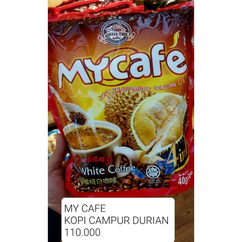 

Mycafe durian kopi campur durian (Po penang)