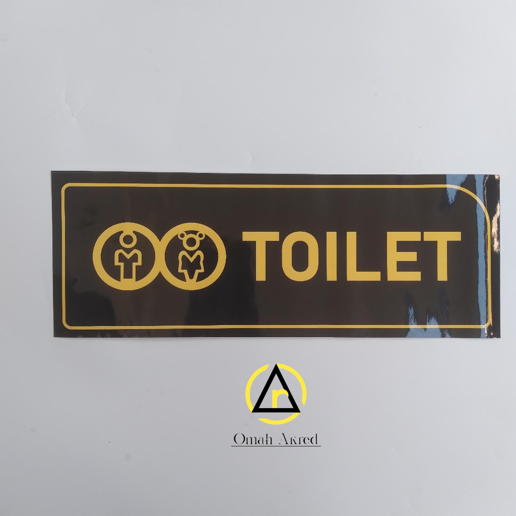 

Stiker Toilet - Stiker Kamar Mandi/WC