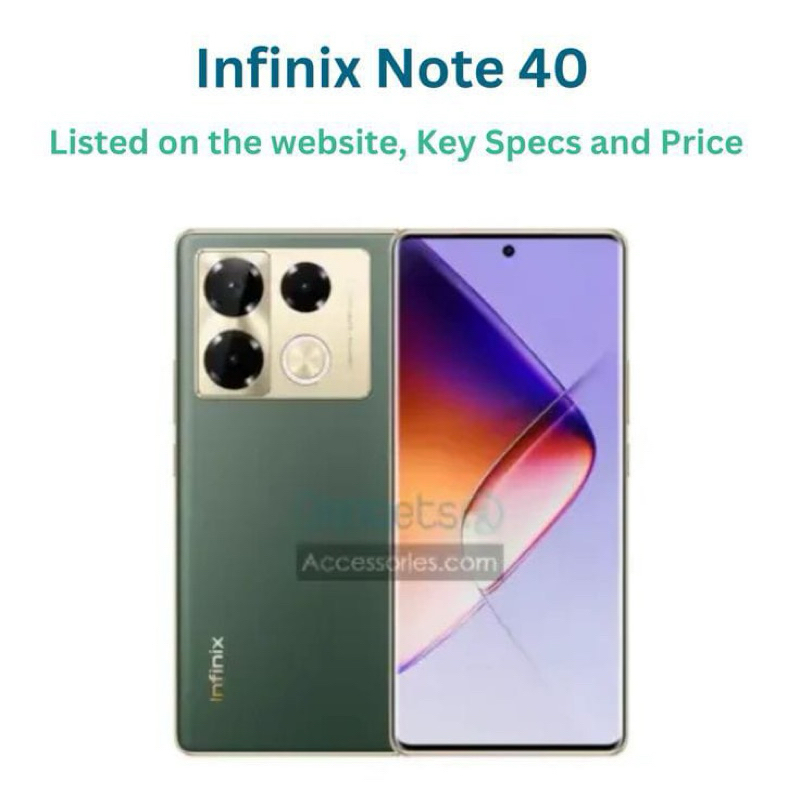 INFINIX NOTE 40 UNIT SECOND BERGARANSI