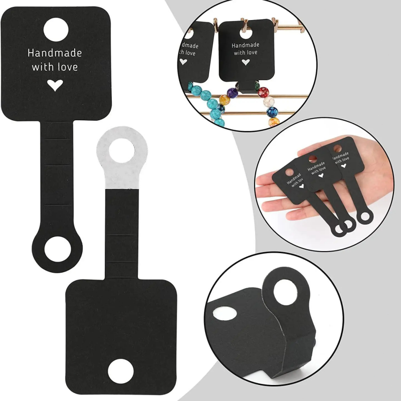 

Ay00! Label Harga Perhiasan 100pcs Label Kalung Hang Tag Perhiasan 4x10.2cm Label Gelang Untuk