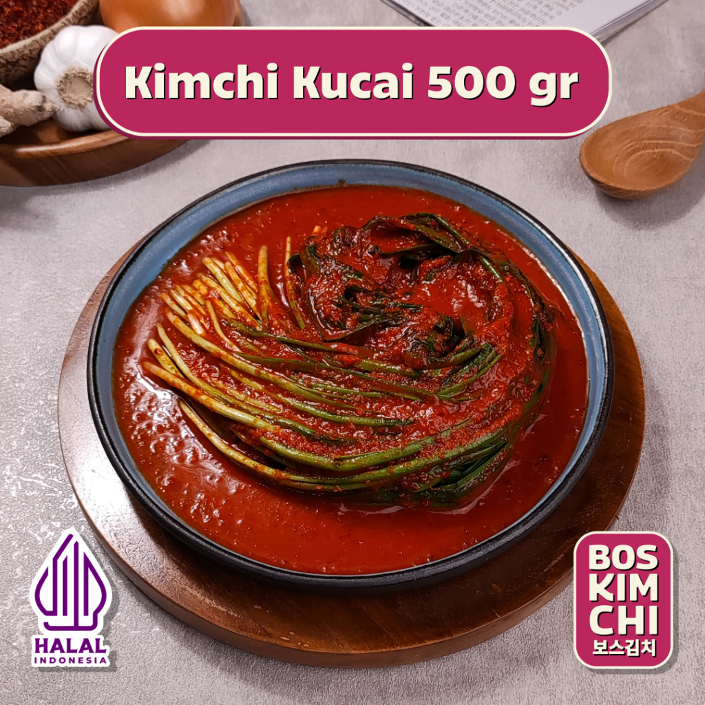 

Kimchi Kucai 500 gr | Boskimchi | Buchu Kimchi