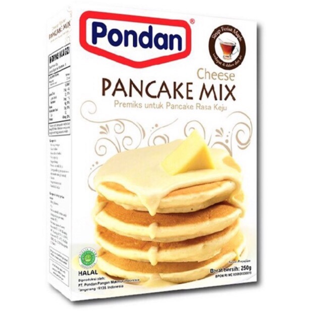 

PONDAN PANCAKE MIX CHEESE 250 GRAM RASA KEJU