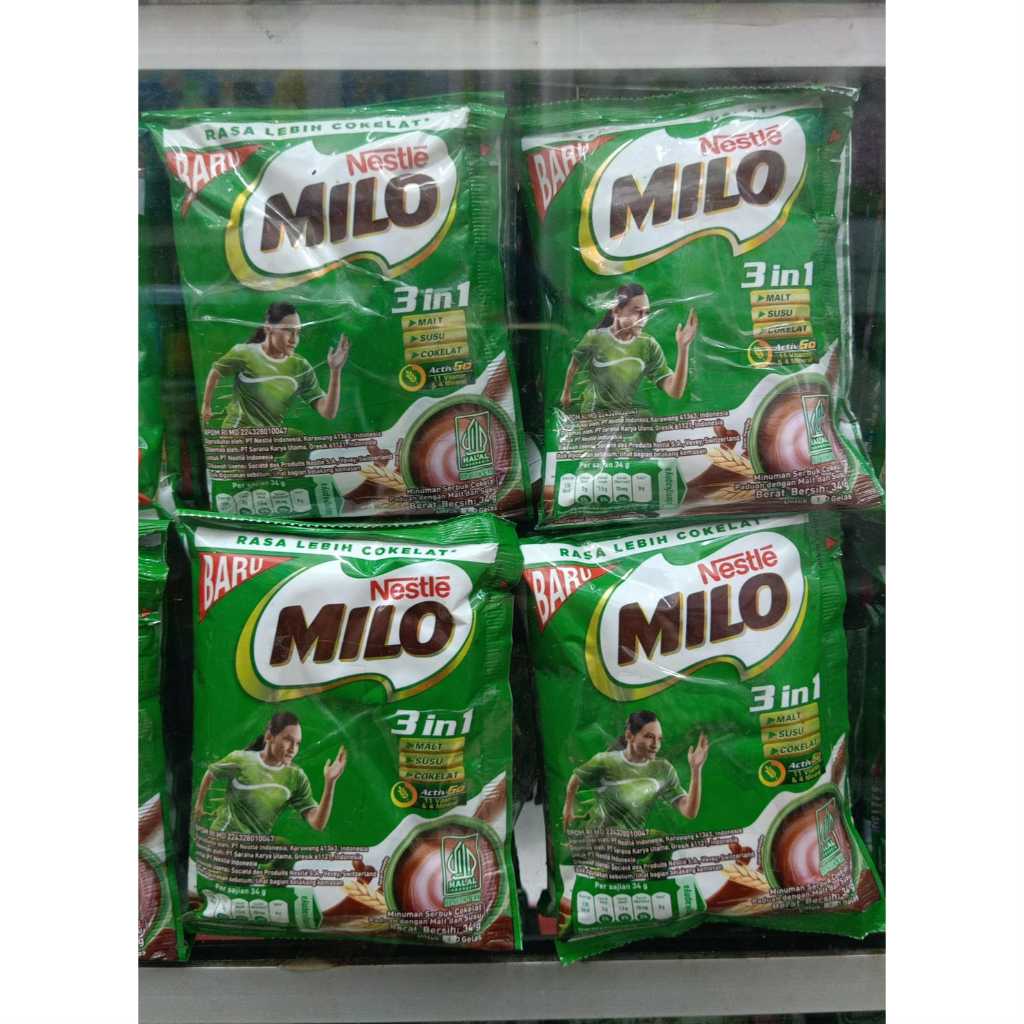 

MILO 3in1 34g (renceng isi 10)