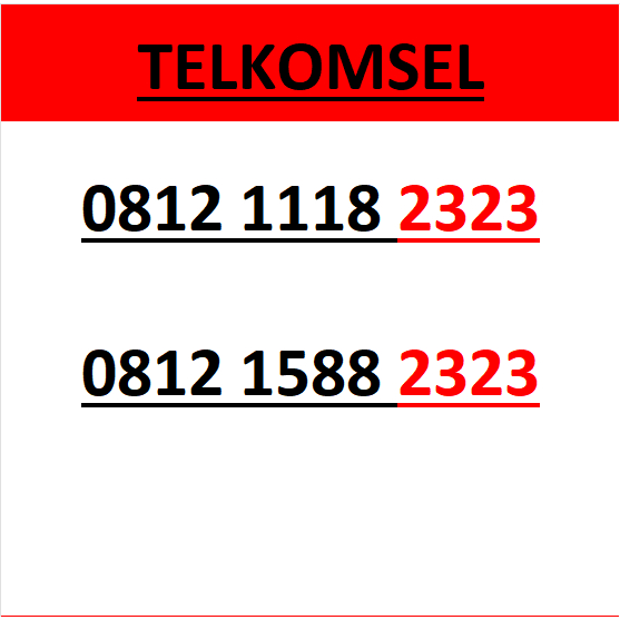 nomor cantik telkomsel simpati seri abab 2323 murah lengkap wn84 500