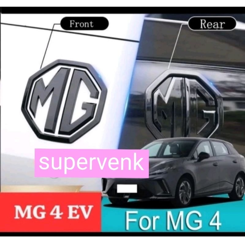 cover emblem kap mesin mobil depan belakang logo MG MG4 EV