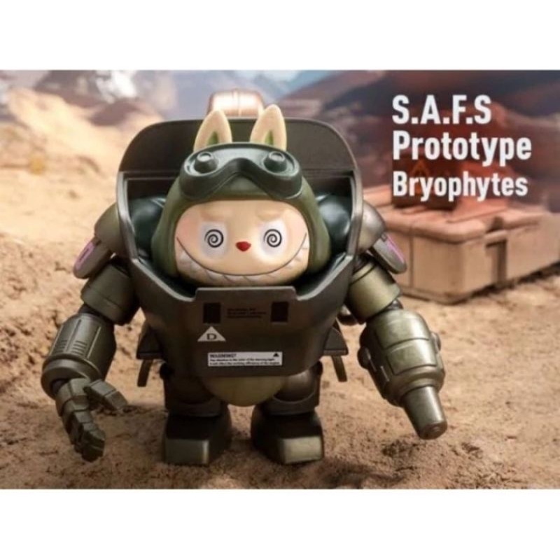 popmart monster labubu x kow yokoyama bryophytes /maschinen krieger