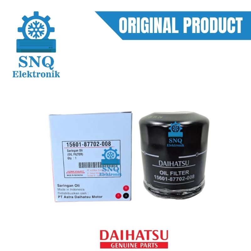 Oil filter original daihatsu TERIOS - saringan oli original terios - filter oli mobil terios