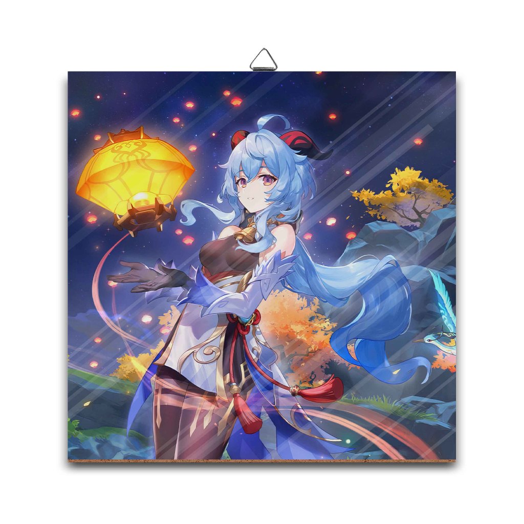Poster dinding kayu	GANYU LATERN	-	GENSHIN IMPACT	material MDF
