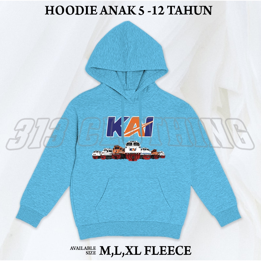 Hoodie Anak Lokomotif Kereta Api Indonesia / Jaket Anak Kereta Api Lokomotif