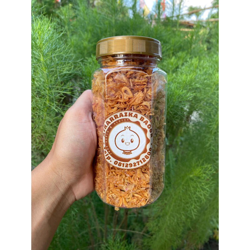 

Bawang Merah Goreng tanpa campuran 500ml gratis bublewrap