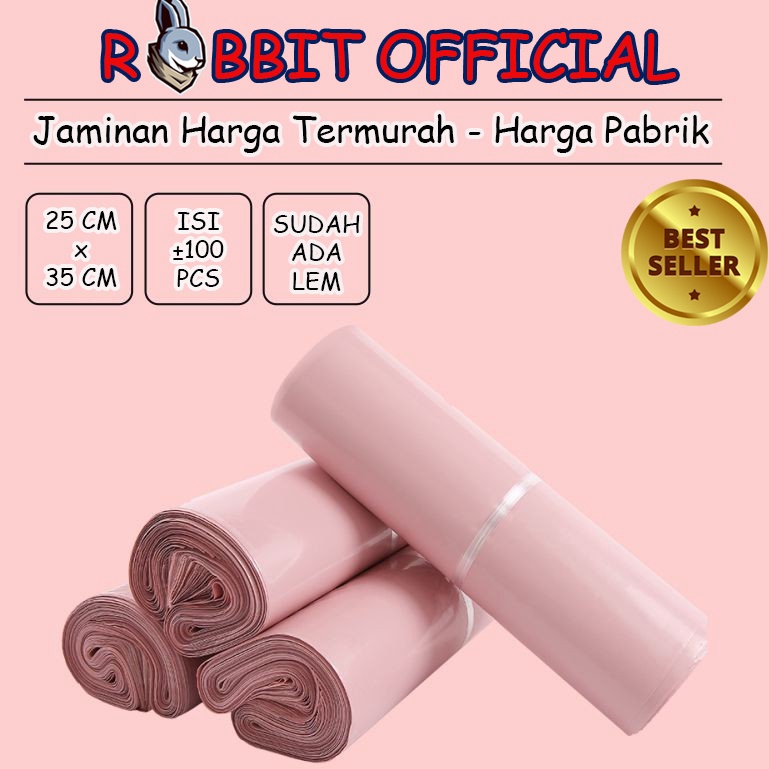 

KODE PRODUK 98Q79264 PLASTIK POLYMAILER BABY PINK 25x35 1 PCS Polymailer Baby Pink Premium Glossy