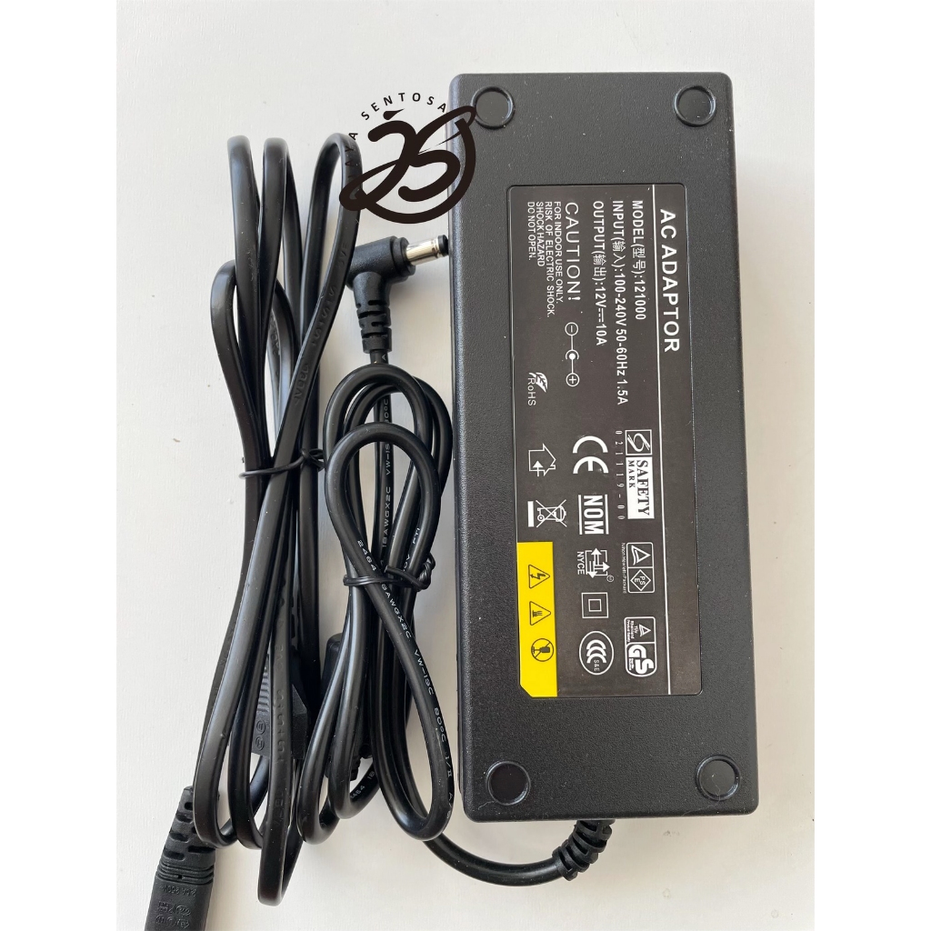 ADAPTOR 12V 10A ADAPTOR 12 V ADAPTOR 12 VOLT10 AMPERE JAHIT POWER ADAPTER 10 A ups