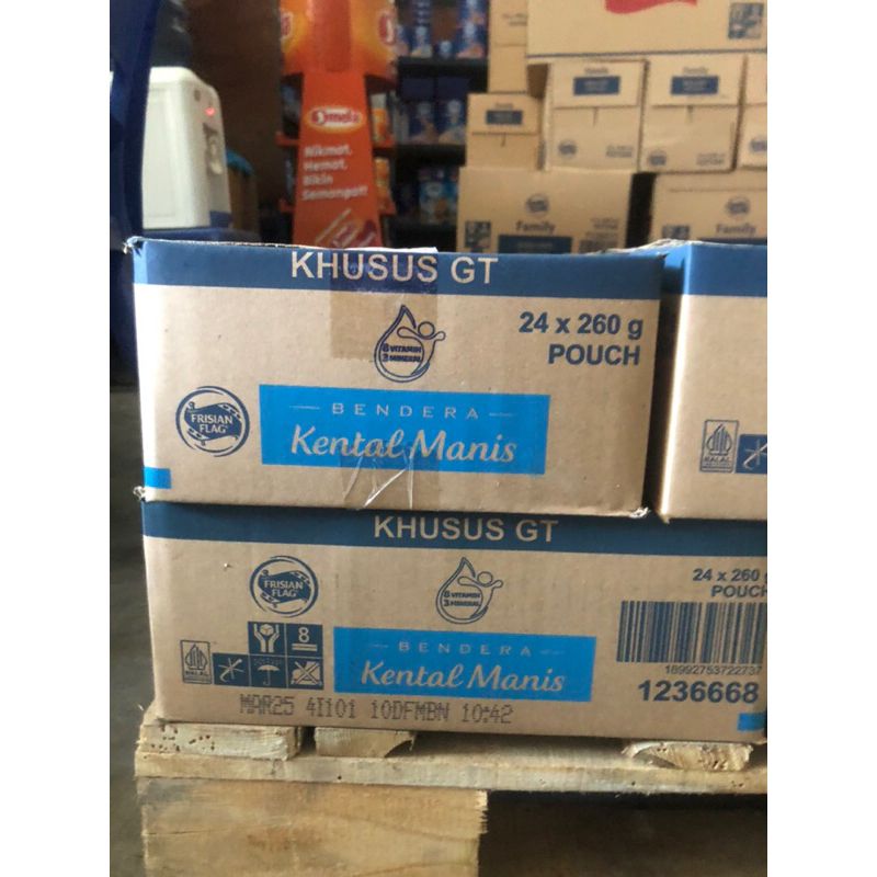 

Frisian Flag Susu Kental Manis pouch 24x260g carton