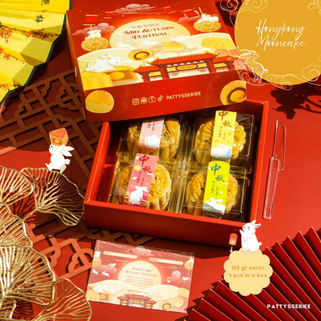 

Hongkong Mooncake - Kue Bulan Pattysseriee
