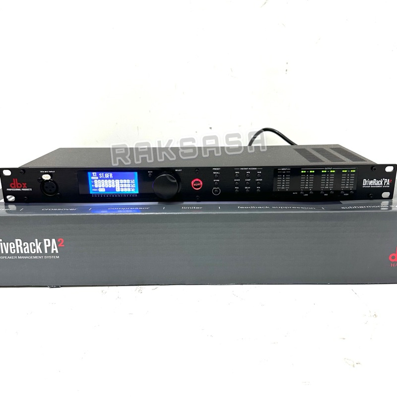 DBX PA2/SPEAKER MANAGEMENT DRIVERACK DBX PA2