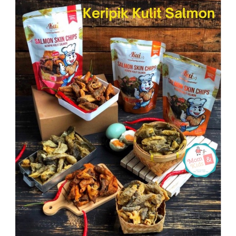 

MURAHV KUI Keripik Kulit Ikan Salmon Salmon Skin Chips Snack Cemilan Sehat Berkualitas