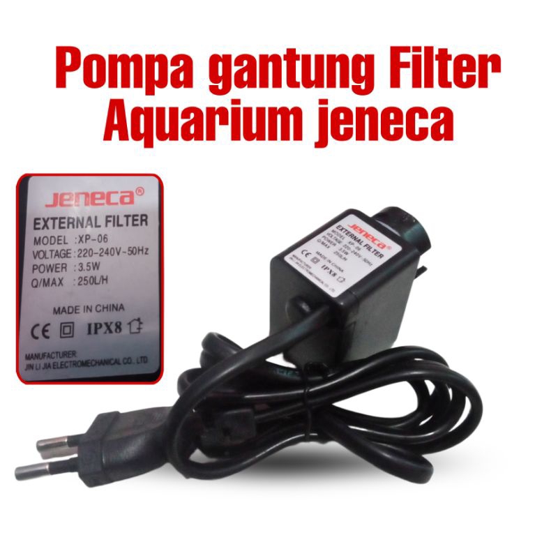 Pompa gantung Filter Aquarium jeneca
