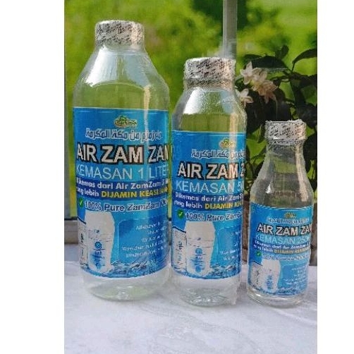 

Air zam-zam asli 1 liter from saudi arabia