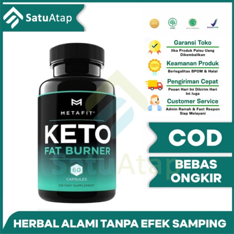 Keto Fat Burner Pelangsing Obat Diet Penurun Berat Badan Ampuh