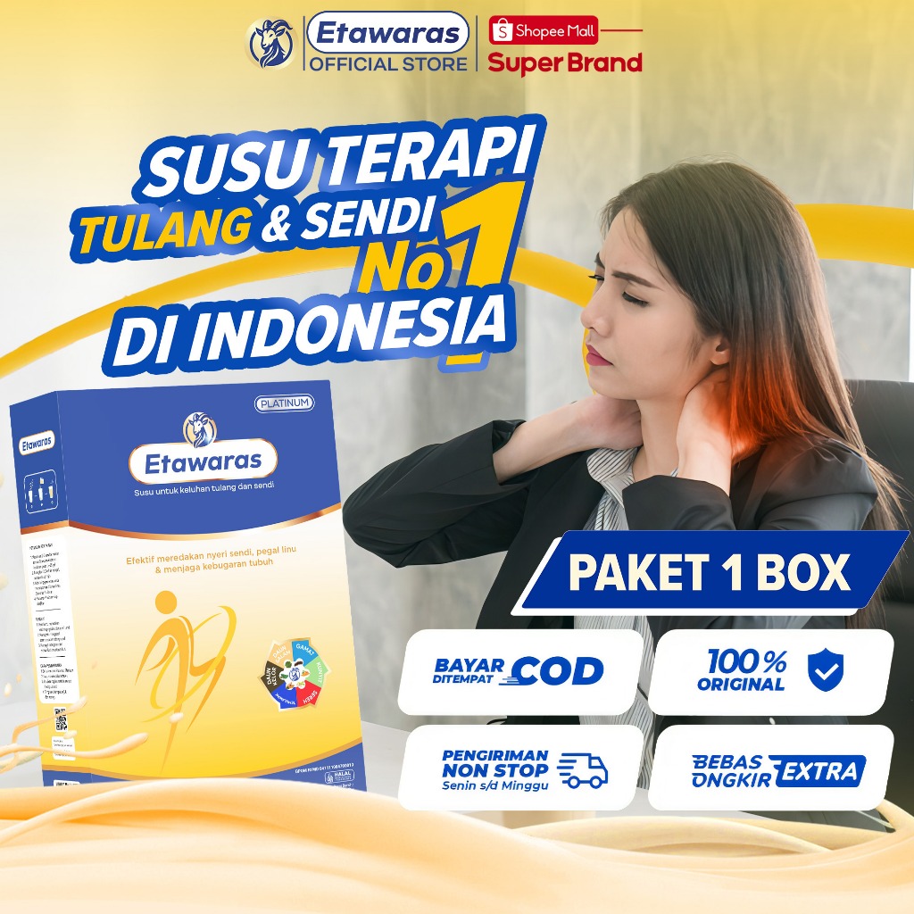 Susu Kambing Etawa Rasa Jahe Tinggi Kalsium Etawaras Platinum Atasi Rematik Pegal Linu Asam Urat