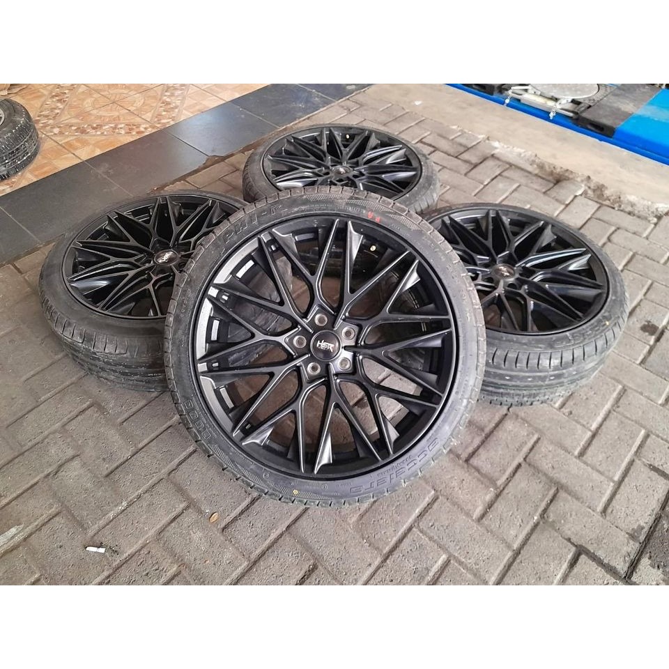 Velg Mobil Bekas Racing HSR BOTAIN R20X8,5 5X114 ET45 + BAN ACC 255 45 R20