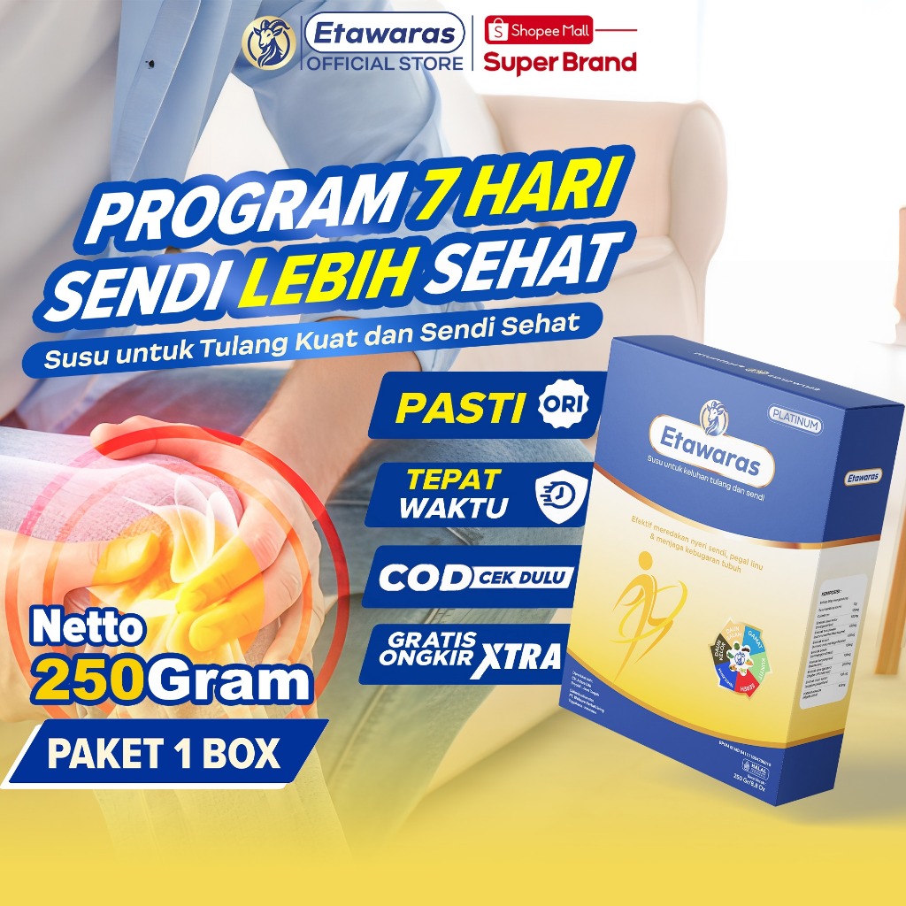 

Susu Etawa Etawaras Platinum Susu Kambing Atasi Pengapuran Rematik Asam Urat Nyeri Sendi