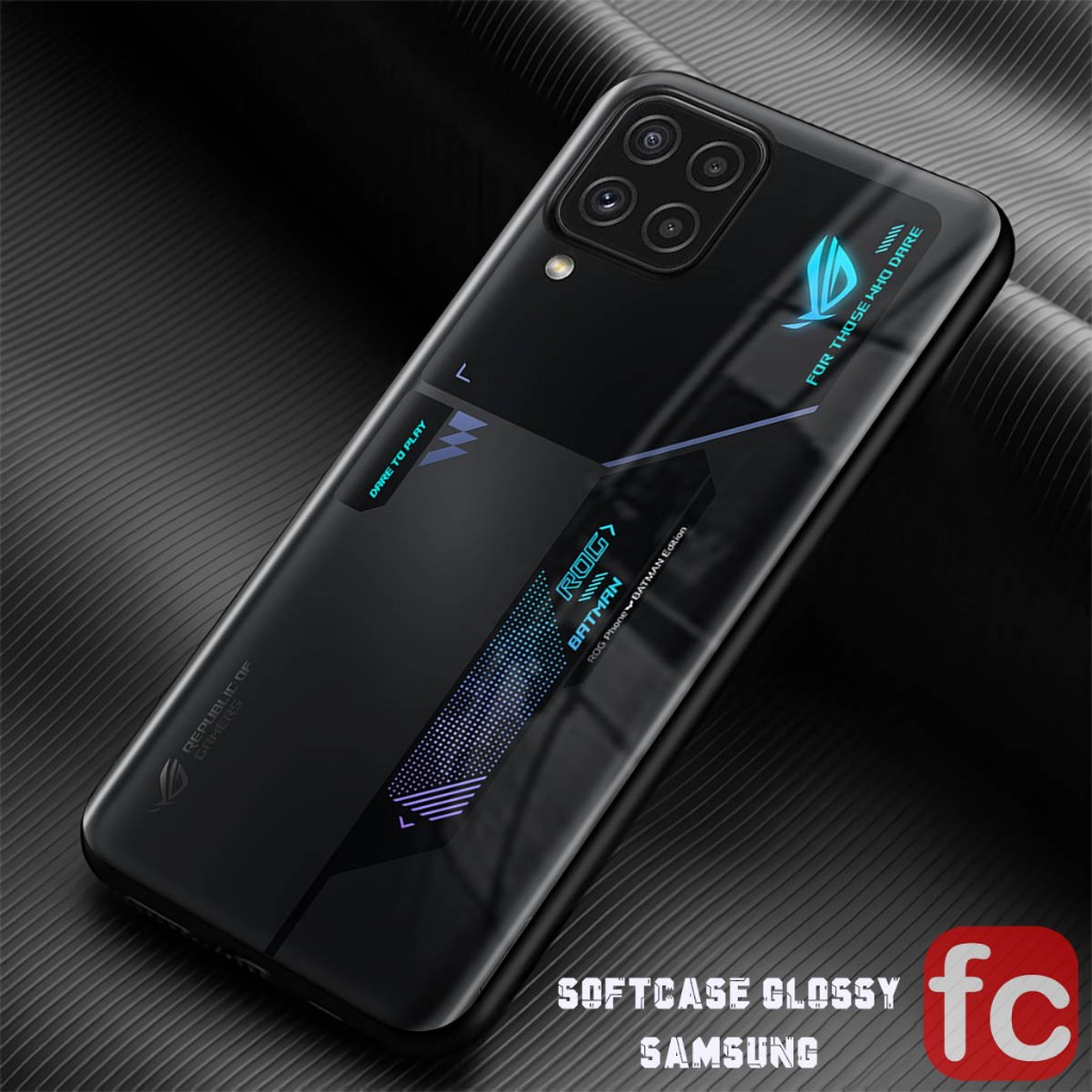 [FR99] Softcase Kaca Samsung M33 M53 A12 M12 A22 M22 M32 4G Case Silikon Mika Silicon Cover Kilau Ka