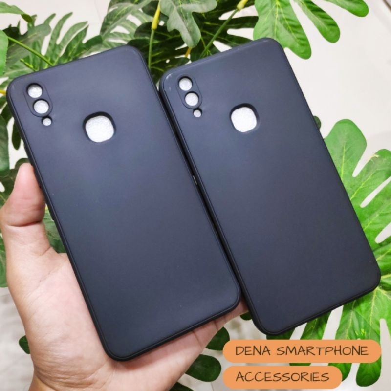 Soft Case Vivo V9 Vivo V5 Vivo V5S Hitam Polos