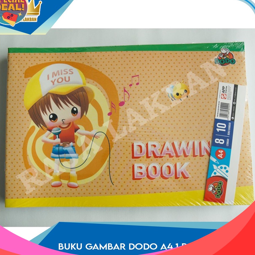 

BIG SELLER Buku Gambar DODO A4 1 Pak TERMURAH