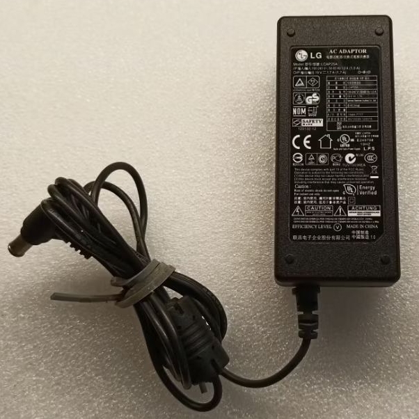 AC/DC ADAPTOR TV LG ( LCAP25A ) 19VDC - 1,7 A