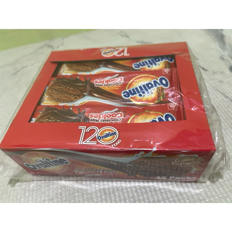 

Ovaltine Cookies Chocolate Malt Perbox isi 12 pcs