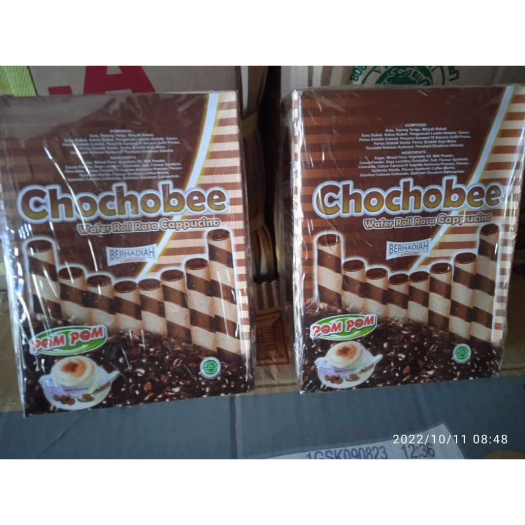 

Chochobee wafer roll rasa cappucino berhadiah langsung