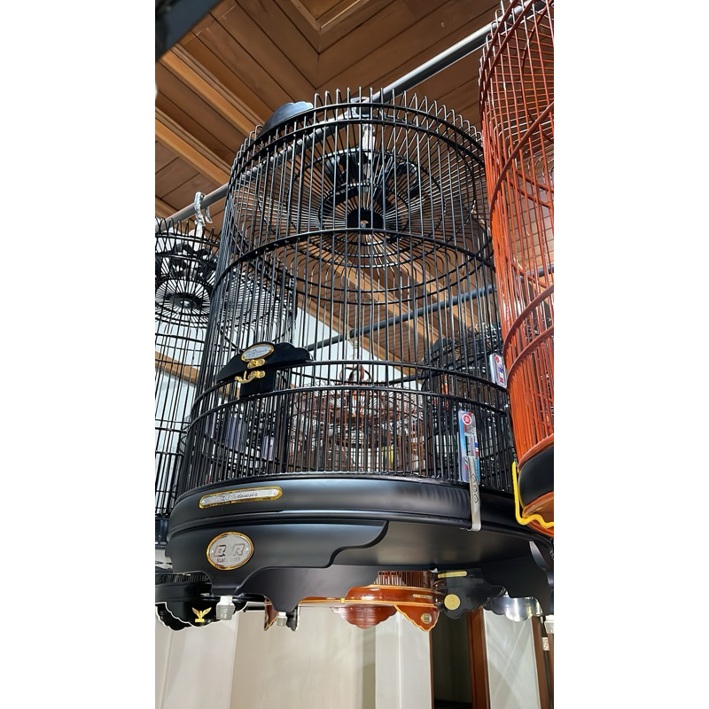 Sangkar Kandang Burung Murai No 2 BNR Black Doff PVC Original Asli