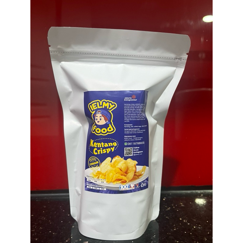 

Kentang Cripsy Salted Egg 128gr, Cemilan Premium Enak(kemasan Pouch)