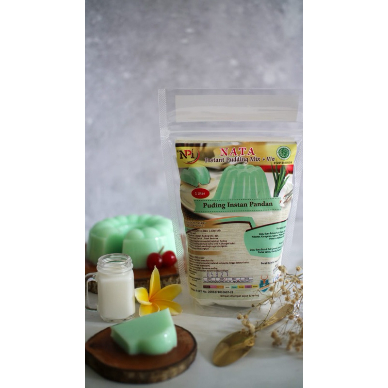 

NATA Puding Instant 1 Liter + Vla Rasa Pandan