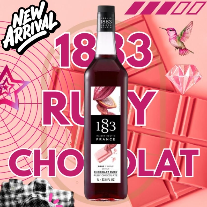 

1883 syrup chocolate ruby 1liter