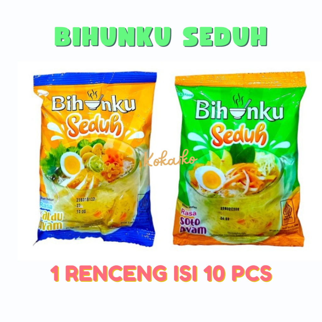 

Bihunku Seduh Renceng - Bihun Gelas 24 gram 1 Renceng isi 10 pcs