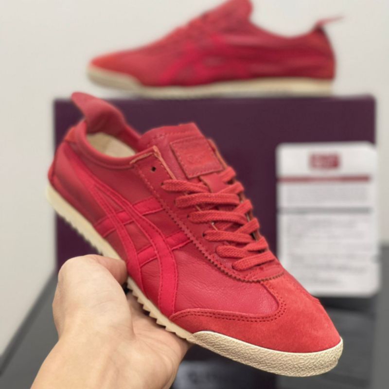 Sneakers Casual Man Onitsuka Tiger Mxc Deluxe Japan Leather Material-Original Red