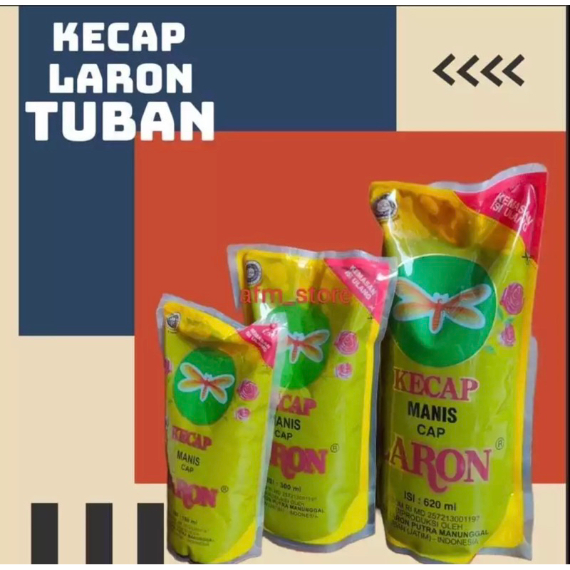 

Kecap Kental Manis Cap Laron 300ml Tuban